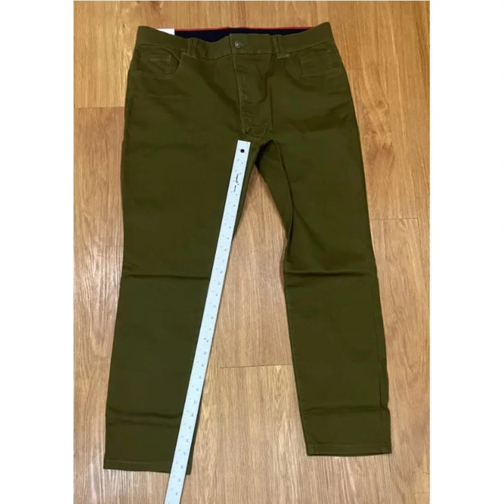 Nautica Jeans Women's Olive Green Skinny Leg StretchPants 16